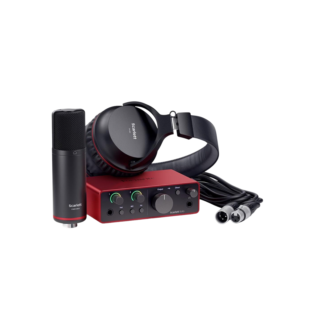 Focusrite Scarlett Solo Studio 4th Gen – DEFSET