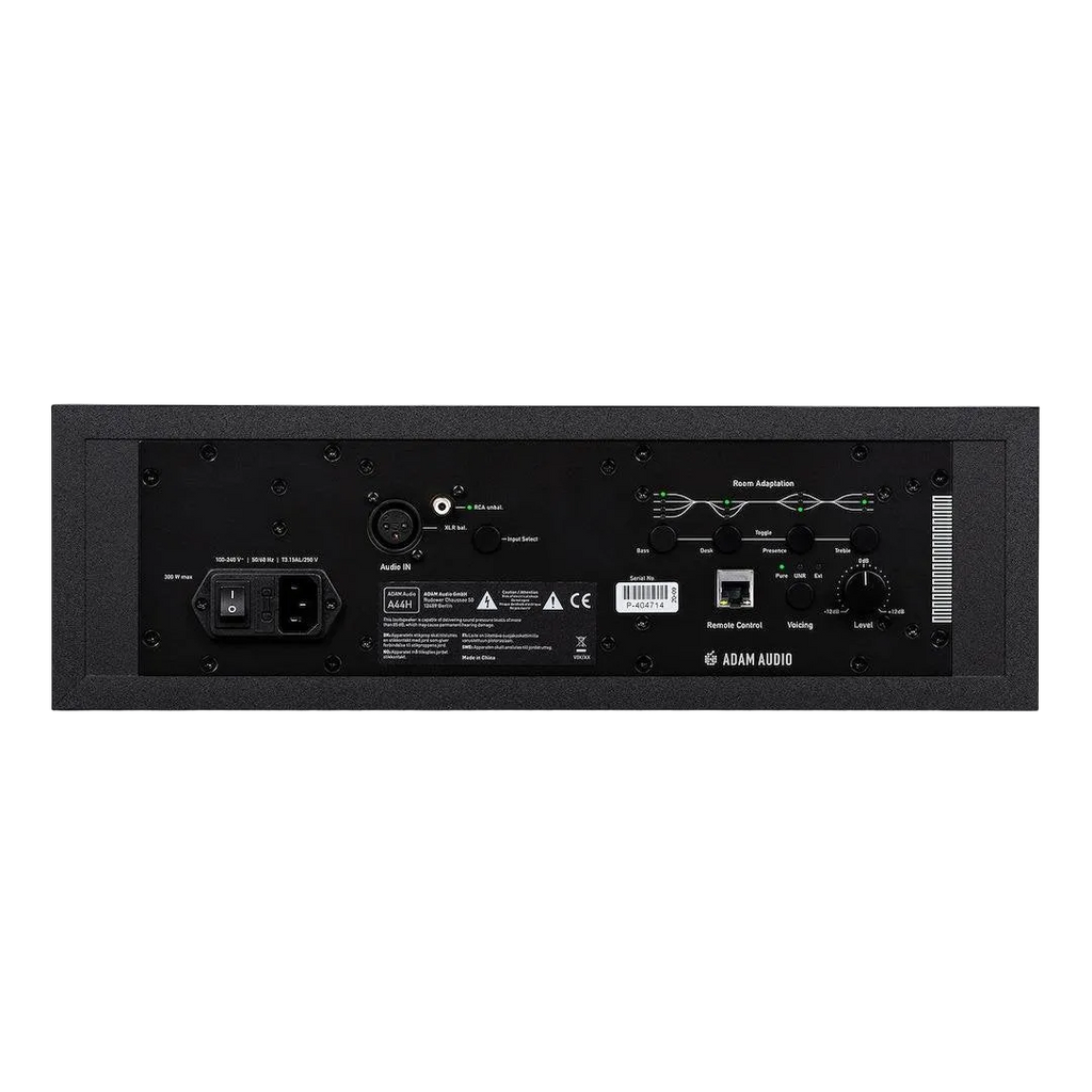 Adam Audio A44H Nearfield/Center Monitor, 2-way, 2 x 4" woofer