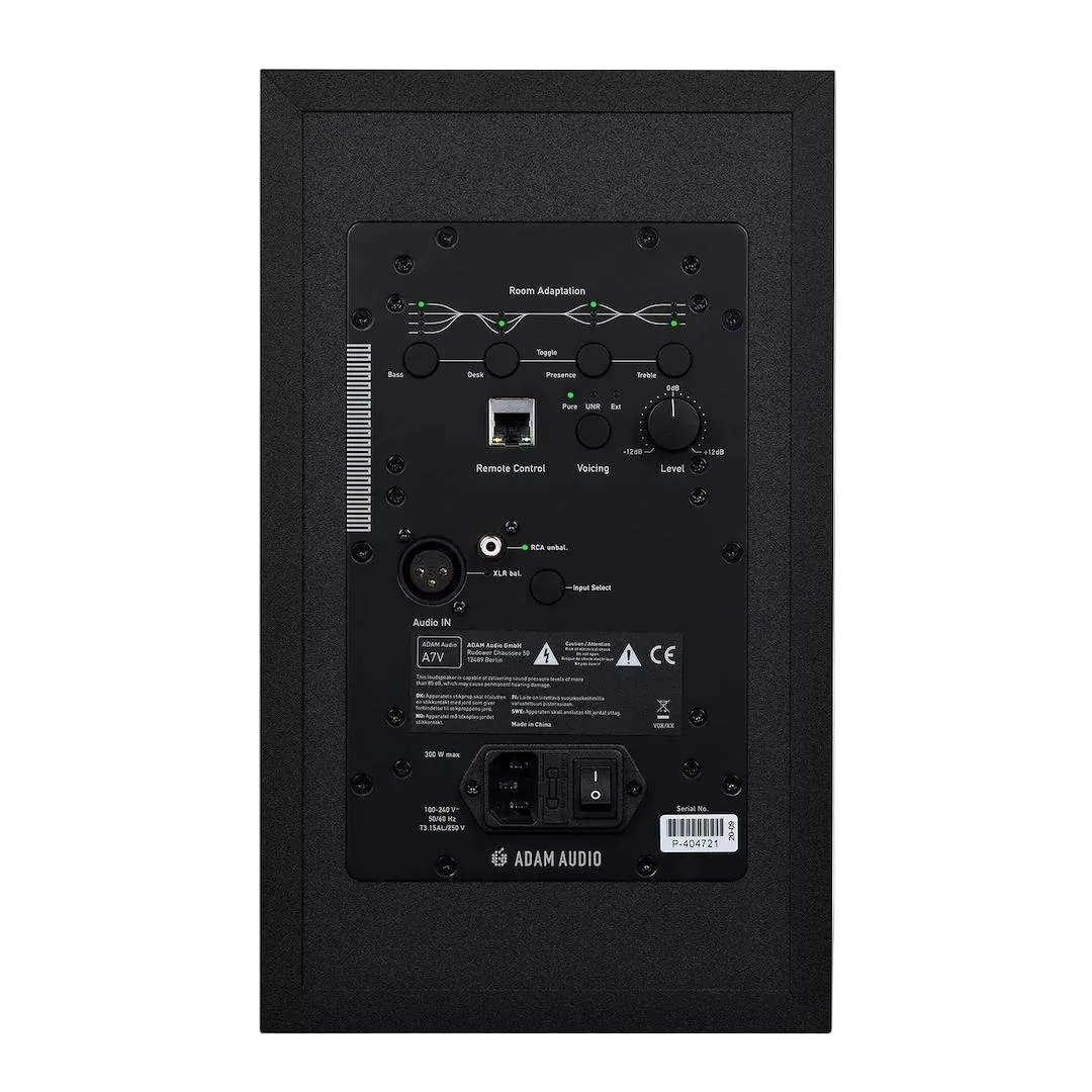 Adam Audio A7V - Nearfield Monitor, 2-way, 7" woofer