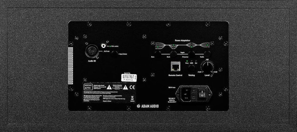 Adam Audio A77H Nearfield/Midfield Monitor, 3-way, 2 x 7" woofer