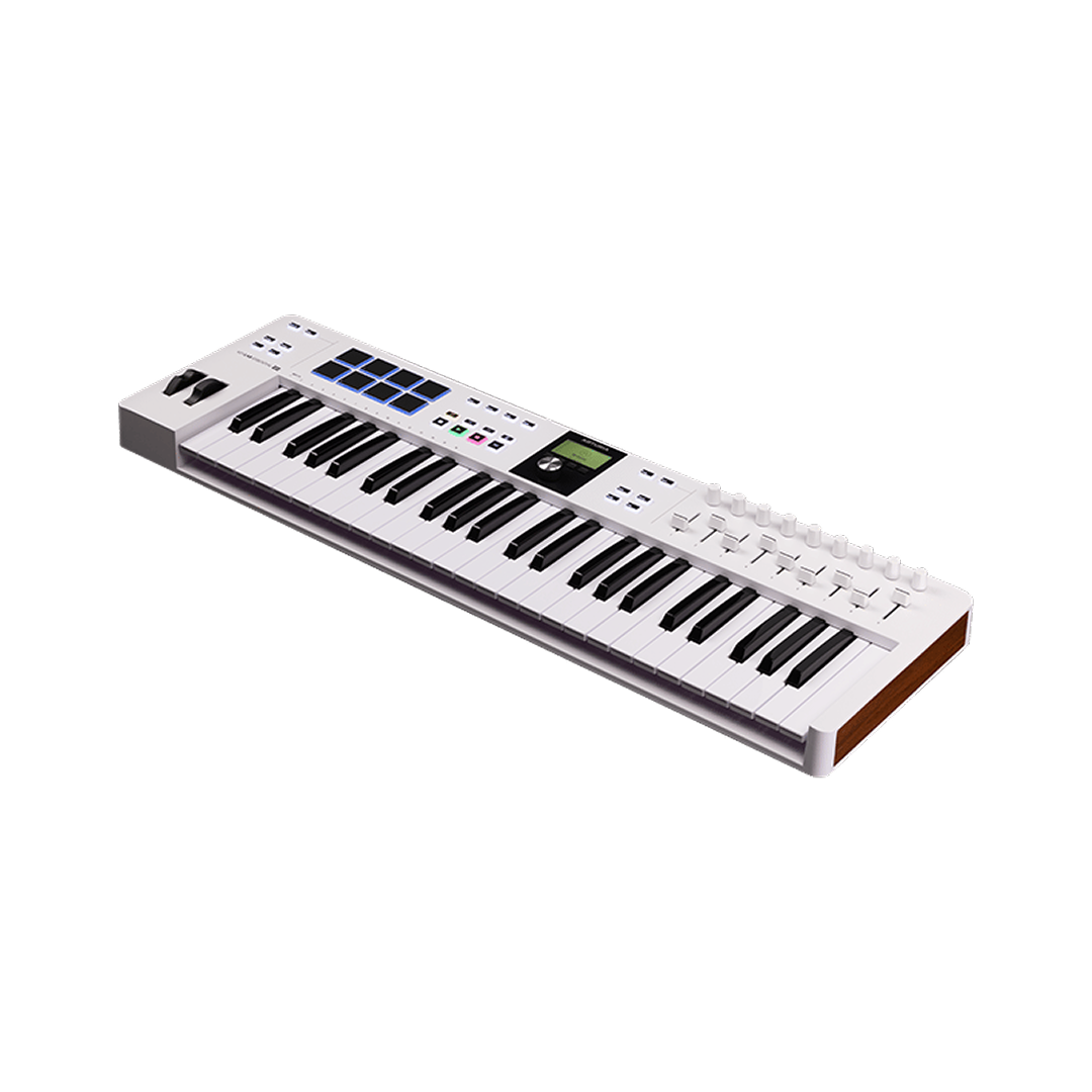 Arturia KeyLab Essential 3 49 White + Ableton Live 12 Standard Upgrade + Free Pigments