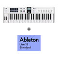 Arturia KeyLab Essential 3 49 White + Ableton Live 12 Standard Upgrade + Free Pigments