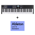 Arturia KeyLab Essential 3 61 Black + Ableton Live 12 Standard Upgrade + Free Pigments