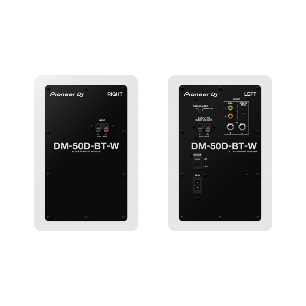 Pioneer DJ DM-50D-BT-W (Pair)