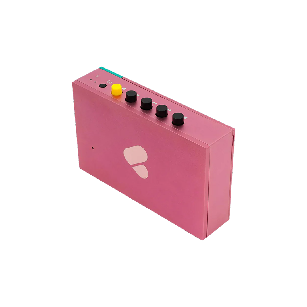 WE ARE REWIND Pink & Green Cassette Player Edith