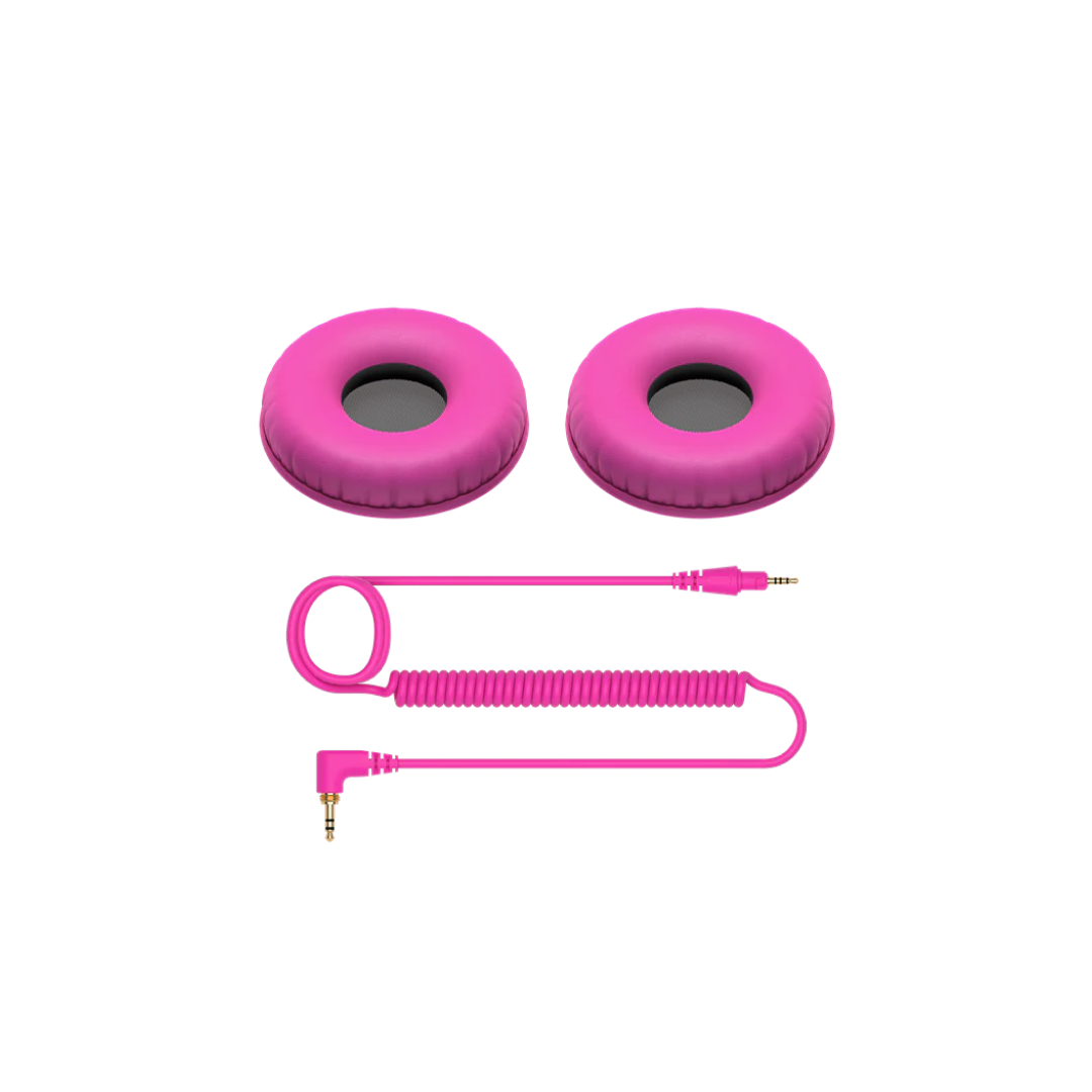 Pioneer DJ HC-CP08-V Cable+ear pads for HDJ-CUE1 (Pink)