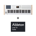 Arturia KeyLab 49 mk3 White + Ableton Live 12 Suite Upgrade + Free V Collection 10