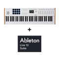 Arturia KeyLab 61 mk3 White + Ableton Live 12 Suite Upgrade + Free V Collection 10