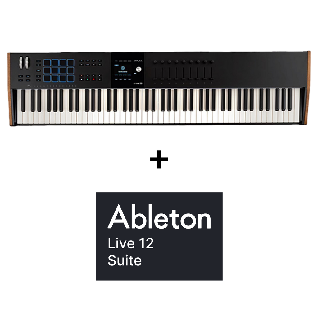 Arturia KeyLab 88 mk3 Black + Ableton Live 12 Suite Upgrade + Free V Collection 10