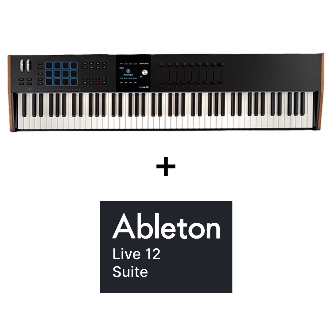 Arturia KeyLab 88 mk3 Black + Ableton Live 12 Suite Upgrade + Free V Collection 10