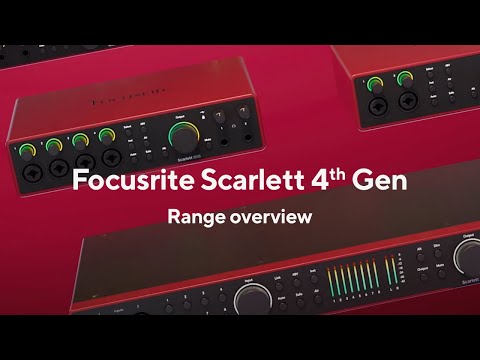 Focusrite Scarlett 18i16 4th Gen