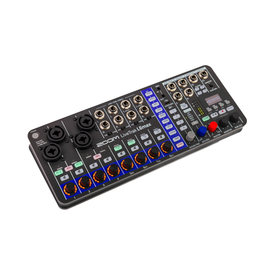 Zoom LiveTrak L6max